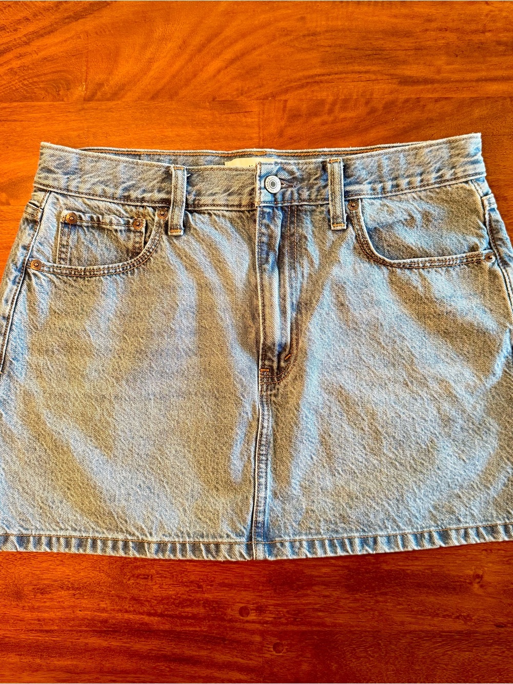 Abercrombie & Fitch High Rise Denim Mini Skirt Size 29